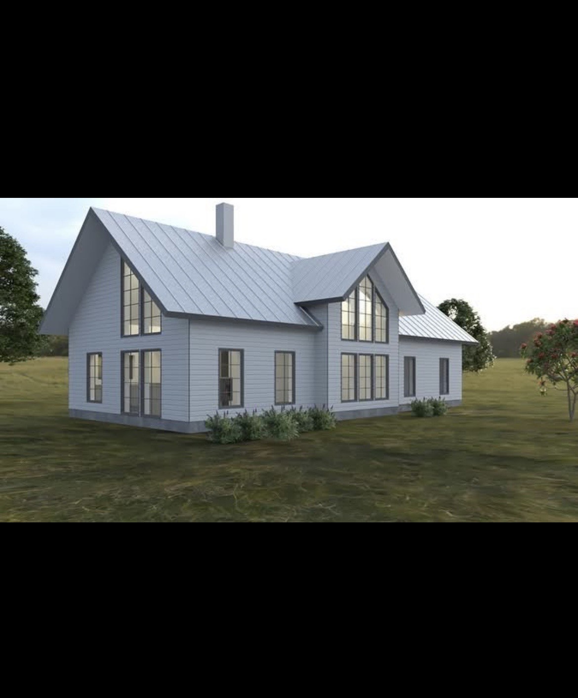3D-visualisering av ett planerat bostadshus